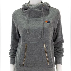 Aviator Nation Heather Gray Ninja Hoodie